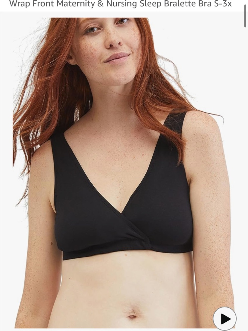 3 for $16! Motherhood Gray Wireless V-Neck Nursing Bra